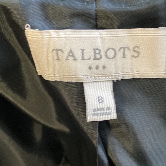 Talbots pea coat blazer jacket. Fitted. Wool blend. 4 button closure. - Picture 6 of 6
